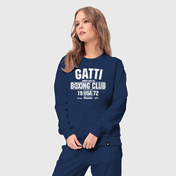 Костюм хлопковый женский Gatti Boxing Club, цвет: тёмно-синий — фото 2