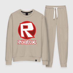 Костюм хлопковый женский ROBLOX, цвет: миндальный