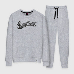 Костюм хлопковый женский West Coast Customs, цвет: меланж