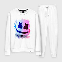 Костюм хлопковый женский MARSHMELLO, цвет: белый