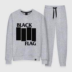 Костюм хлопковый женский BLACK FLAG, цвет: меланж