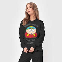 Костюм хлопковый женский South Park, Эрик Картман, цвет: черный — фото 2