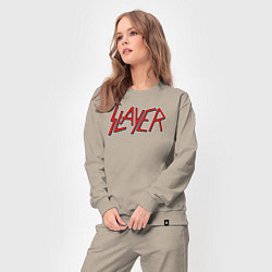 Костюм хлопковый женский Slayer 27, цвет: миндальный — фото 2