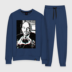 Костюм хлопковый женский Ленин Oko, цвет: тёмно-синий