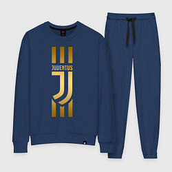 Костюм хлопковый женский JUVENTUS, цвет: тёмно-синий