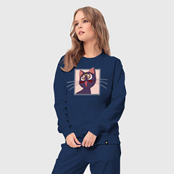 Костюм хлопковый женский Luna, Sailor Moon, цвет: тёмно-синий — фото 2