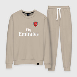 Костюм хлопковый женский ARSENAL, цвет: миндальный