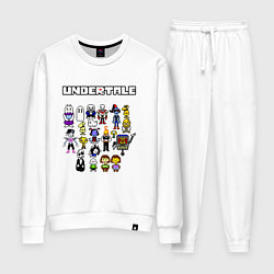 Костюм хлопковый женский UNDERTALE, цвет: белый