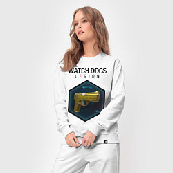 Костюм хлопковый женский Watch Dogs Legion, цвет: белый — фото 2