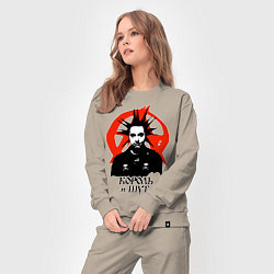 Костюм хлопковый женский Король и Шут, цвет: миндальный — фото 2