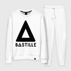 Костюм хлопковый женский Bastille, цвет: белый