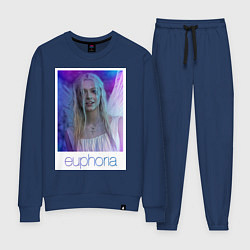 Костюм хлопковый женский Сериал Euphoria, цвет: тёмно-синий