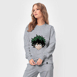 Костюм хлопковый женский Izuku Midoriya, цвет: меланж — фото 2