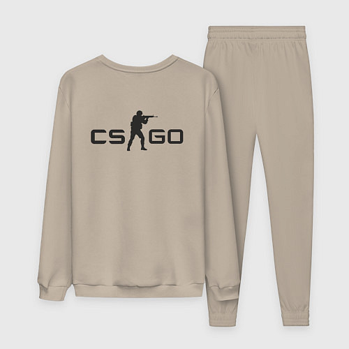 Женский костюм CS GO спина Z / Миндальный – фото 2