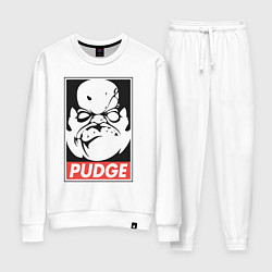 Костюм хлопковый женский Pudge Dota Пудж, цвет: белый