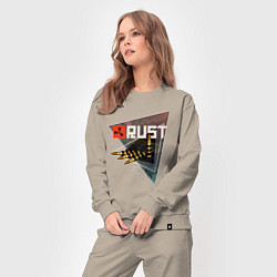 Костюм хлопковый женский Rust Стучим в дверь соседу Раст, цвет: миндальный — фото 2