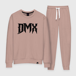 Костюм хлопковый женский DMX Logo Z, цвет: пыльно-розовый