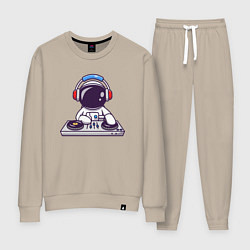 Костюм хлопковый женский ДИДЖЕЙ DJ Z, цвет: миндальный