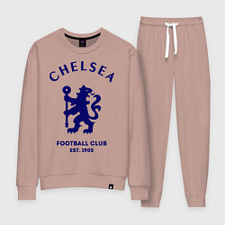 Костюм хлопковый женский Chelsea Est. 1905, цвет: пыльно-розовый