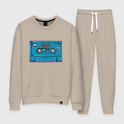 Костюм хлопковый женский Кассета Slipknot, цвет: миндальный