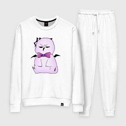 Костюм хлопковый женский Kalego, цвет: белый