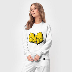 Костюм хлопковый женский Wu-Tang Style, цвет: белый — фото 2