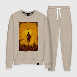 Костюм хлопковый женский FREEMAN HALF-LIFE 2 Z, цвет: миндальный