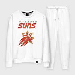 Костюм хлопковый женский Phoenix Suns, цвет: белый
