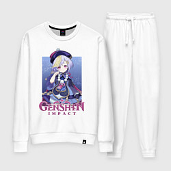 Костюм хлопковый женский ЦИ ЦИ QI QI ГЕНШИН, цвет: белый