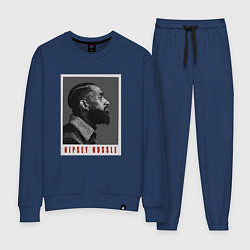 Костюм хлопковый женский Nipsey - King, цвет: тёмно-синий