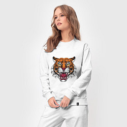 Костюм хлопковый женский Style - Tiger, цвет: белый — фото 2