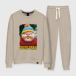 Костюм хлопковый женский Eric Cartman 3D South Park, цвет: миндальный