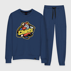 Костюм хлопковый женский Peoria Chiefs - baseball team, цвет: тёмно-синий