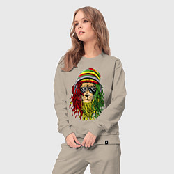 Костюм хлопковый женский Rasta lioN, цвет: миндальный — фото 2