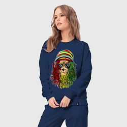 Костюм хлопковый женский Rasta lioN, цвет: тёмно-синий — фото 2
