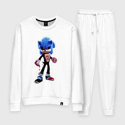 Костюм хлопковый женский Sonic eXe, цвет: белый