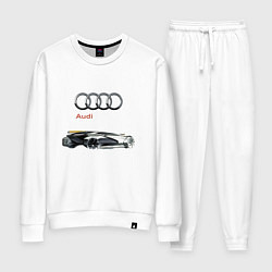 Костюм хлопковый женский Audi Concept Sketch, цвет: белый