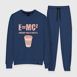 Костюм хлопковый женский EMC2 КОФЕ, цвет: тёмно-синий