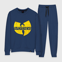 Костюм хлопковый женский Wu tang logo, цвет: тёмно-синий