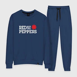 Костюм хлопковый женский RHCP Logo Red Hot Chili Peppers, цвет: тёмно-синий