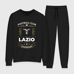 Костюм хлопковый женский Lazio: Football Club Number 1, цвет: черный