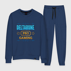 Костюм хлопковый женский Игра Deltarune PRO Gaming, цвет: тёмно-синий