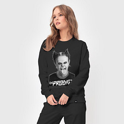 Костюм хлопковый женский The Prodigy - firestarter, цвет: черный — фото 2