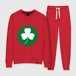 Костюм хлопковый женский Celtics Style, цвет: красный