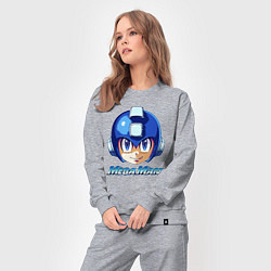 Костюм хлопковый женский Mega Man - Rockman, цвет: меланж — фото 2