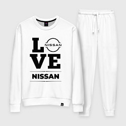 Костюм хлопковый женский Nissan Love Classic, цвет: белый