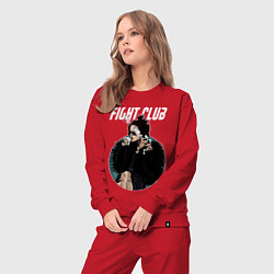 Костюм хлопковый женский Helena Bonham Carter, цвет: красный — фото 2