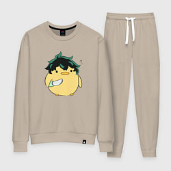 Костюм хлопковый женский Опасный Мидория My Hero Academia, цвет: миндальный