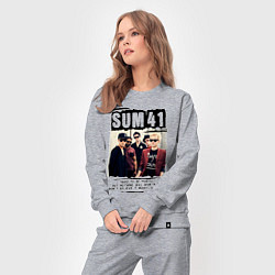 Костюм хлопковый женский SUM 41 PIECES, цвет: меланж — фото 2