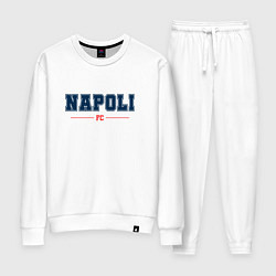 Костюм хлопковый женский Napoli FC Classic, цвет: белый
